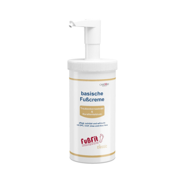 CareMed FußFit basische Fußcreme pH-Wert 8,0 450 ml