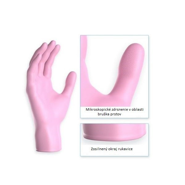 NITRIL Handschuhe puderfrei "M" rosa 100Stk