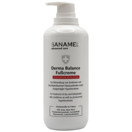 Basische Fußcreme Urea 10% extra 450ml